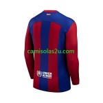 Camisolas de futebol FC Barcelona Equipamento Principal 2023/24 Manga Comprida